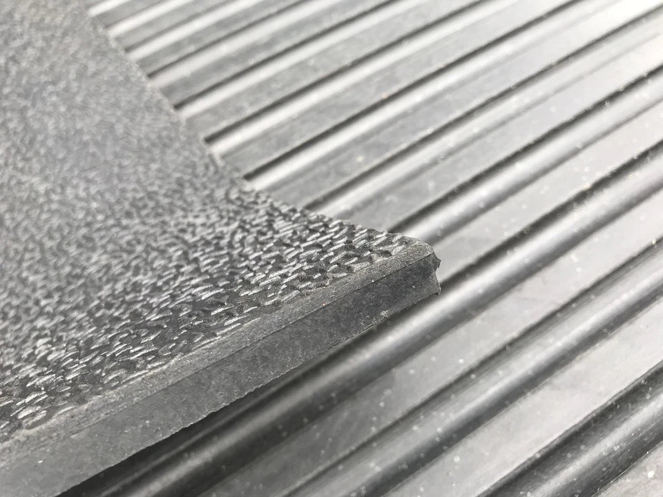 Rubber Stable mats, 12mmx6ftx4ft Amoeba Top Design Special Price