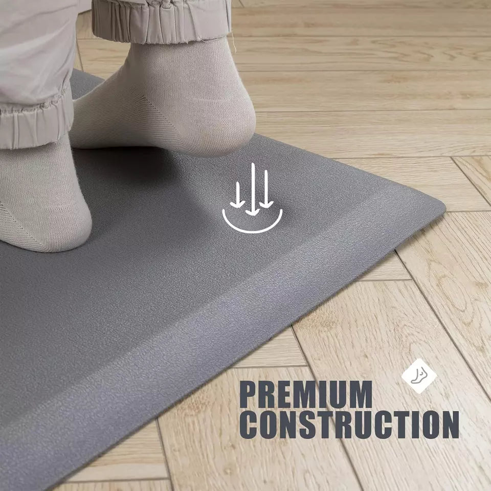 Non Slip Kitchen Mat Anti Fatigue Standing Mats Cushioned Waterproof Runner Rug